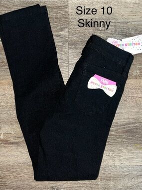Black Skinny Stretch Jeans - Size 10